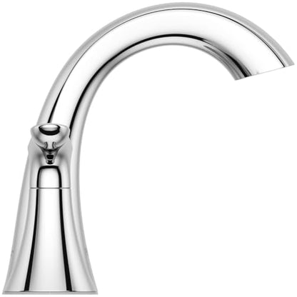 Pfister Weller 8 inch Widespread 3 Hole Bathroom Sink Faucet with 2 Handle Polished Chrome Finish, Metal Pop-Up Drain Assembly and 1.2 GPM Flow Rate for Vanity LG49WR0C - color: Polished Chrome, size: 1 Pack