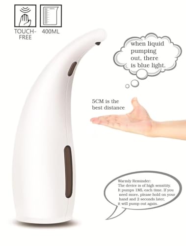 Soap Dispenser,Touchless Bath Kitchen Countertop Automatic Soap Dispenser with Infrared Motion Sensor,IPX6 Waterproof.Perfect for Bathroom and Kitchen. - color: Black-fixed Dispenser