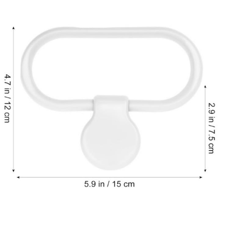 White Towel Ring Towel Rack Hand Holder for Bathroom Self Adhesive Non Punching Adhesive Towel Ring Kitchen Cloth Hanger Bath Towel Bars, Bath Towel Rings