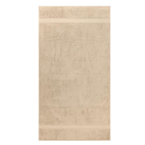 Supreme Terry 3-Piece 100% Turkish Cotton Towel Set, Hotel Quality Soft & Absorbent, 1 Luxury Bath Towel 1 Hand Towel 1 Washcloth-Beige - color: Beige, size: 3 Pcs Set