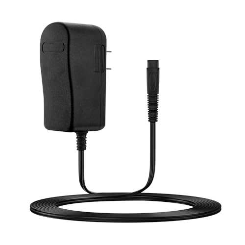 2-Prong 9V AC/DC Adapter Compatible with LABIGO LA2 LA3 Pro KS-2629 KS-2639 7.4V 2500mAh Electric Bathroom Spin Scrubber Cordless Shower Cleaning Brush Power Supply Charger PSU