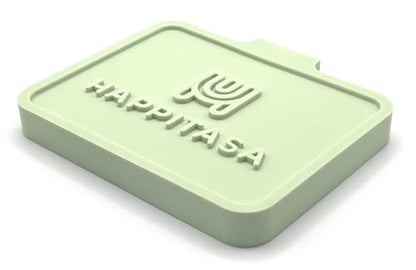 Silicone Soap Dish Tray and Sponge Holder with Drain Chute, Rectangular, Kitchen and Bathroom Sink Organizer (Pistachio, 5.2"x4" (Set of 2), 7.2 Ounces) - color: Pistachio, size: (SM) 5.2"x4" (2pcs)