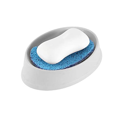15 Piece Soap Saver,Soap Lift Pad Mat for Bathroom,Soap Dish and Soap Holder Accessory,Blue - color: Blue