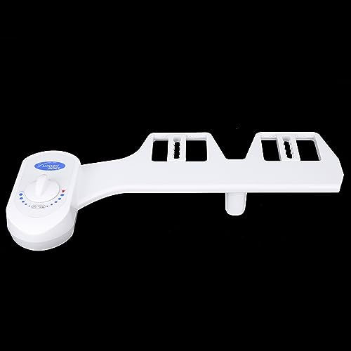 Bidet Attachment for Toilet, Dual Nozzle Non-Electric Bidet Sprayer with Adjustable Water Pressure, Self Cleaning Nozzles for Feminine and Rear Wash, Easy Installation for Home Bathroom