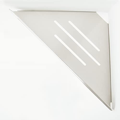 Seachrome Corner Shower Shelf in a Satin Finish,700-7006-SS - color: Satin