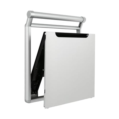 Folding Shower Seat Wall Mounted Heavy Duty Aluminum Alloy Bath Chair with Handrail Non Slip Pads for Elderly Disabled Pregnant Women Bathroom Shower Room