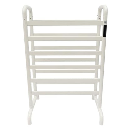Electric Towel Heater Rack Heated for Bathroom, Freestanding Towel Warmer with Intelligent Temperature Adjustment and Timing, IPX3 Waterproof Electric Heated Towel Rack,12 Aluminum Bars Drying Rack - color: 12 Bars