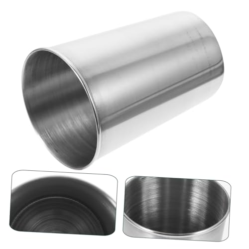 Stainless Steel Water Cup 180ml Bathroom Tumbler for Beverages Silver Leakproof Design for Home and Travel - size: 8.50X6.00X6.00CM