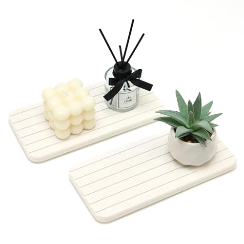 Diatomaceous Earth Dish Drying Mat for Bathroom Sink Trays Kitchen Counter | Diatomite Fast Water Absorbing Stone Quick Tray Soap Dish Sponge Holder White Absorbent Coasters Kitchen Decor Accessories - color: White Diatomite