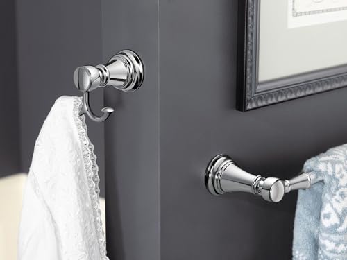 Moen YB8403NL Weymouth Double Robe Hook, Polished Nickel - color: Polished Nickel