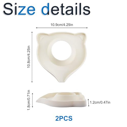 INCREWAY 2PCS Silicone Faucet Mats, Sink Splash Guard, Draining Countertop Protect, Kitchen Bathroom Sink Faucet Mat,Slope Split-flow Drainage, Drip Catcher Tray（Beige） - color: Beige, size: Cat 2pcs