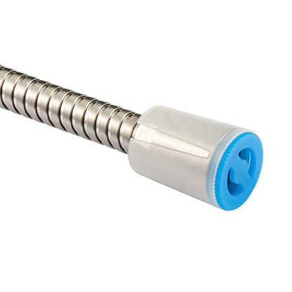 60-inch Extra Long Brushed Nickel Shower Hose Replacement, 304 Stainless Steel Made Long Hand Held Shower Hose With Brass Fitting (60-inch, Brushed Nickel Finish) - color: Brushed Nickel, size: 60inches