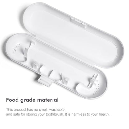 Nincha Electric Toothbrush Travel Case for Oral B & Philips Sonicare,White - color: White