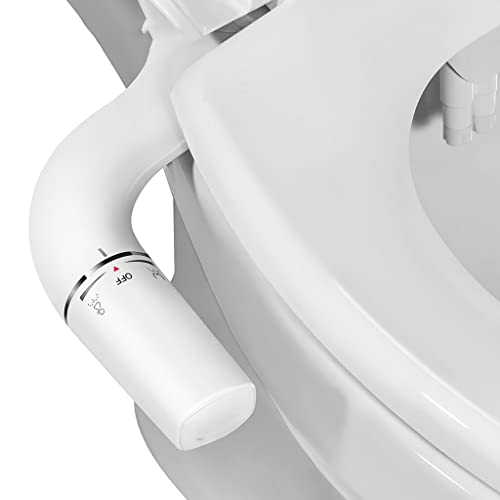 Non Electric Bidet Attachment for Toilet Seat Adjustable Water Pressure Nozzle Bidet Sprayer BBCBBZ