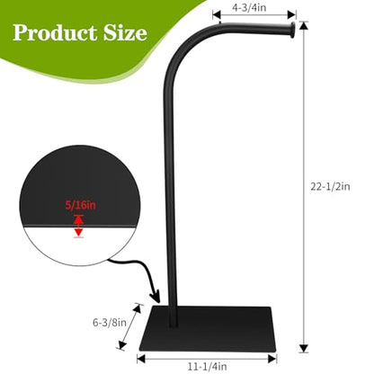 Toilet Paper Holder Stand, Free Standing Toilet Paper Holder | with Weighted Base, for Bathroom Storage Holds Reserve Rolls