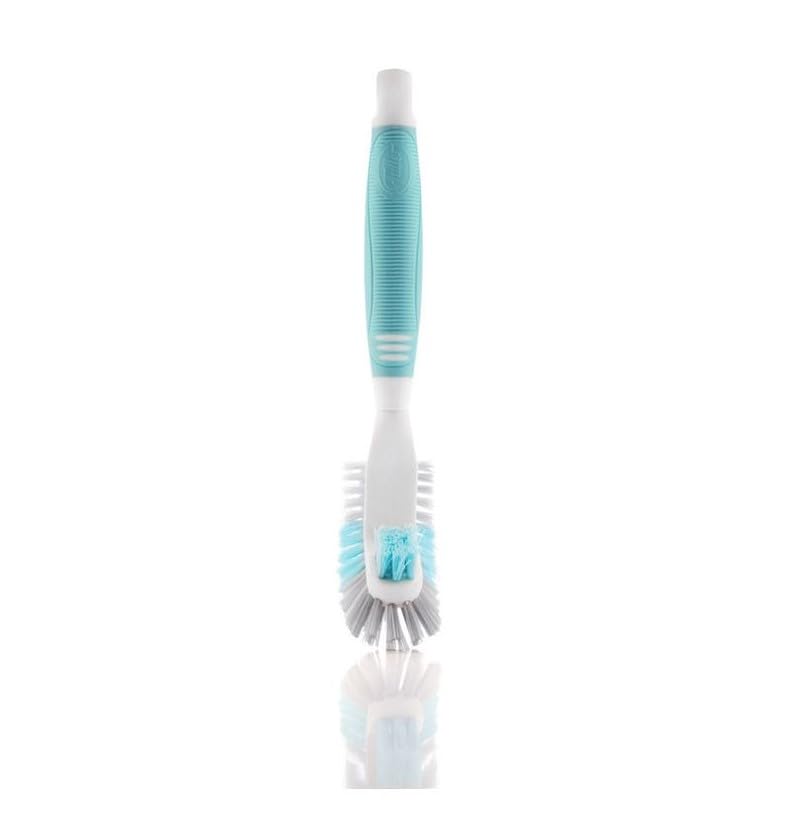 Fuller Brush Multi-Surface Brush – Dual Bristle Cleaning Brush for Garbage Disposal, Sink & Countertops – Non-Slip Rubber Grip (for Multi-Purpose)