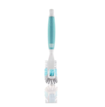 Fuller Brush Multi-Surface Brush – Dual Bristle Cleaning Brush for Garbage Disposal, Sink & Countertops – Non-Slip Rubber Grip (for Multi-Purpose)