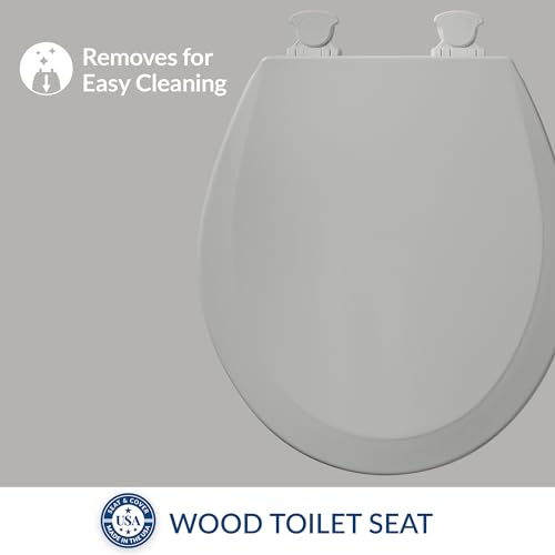 Bemis 500EC 062 500EC062 Toilet Seat, 1 Pack Round, Ice Grey - style: Seat