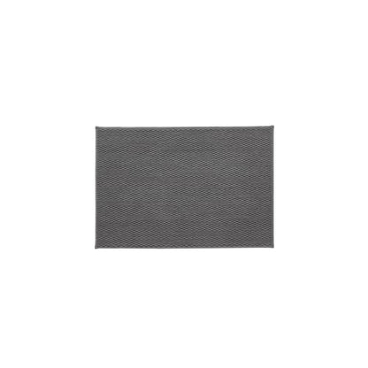 TYUU Bathroom Rugs Non Slip Washable, Super Absorbent Thin Bath Mat Quick Dry Low Pile Bathroom Rug, Dark Grey 24"x36" - color: Dark Grey, size: 2' X 3' (Rectangular)