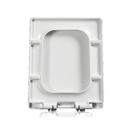 Toilet Seat - Soft Close Quick Release for Easy Cleaning, Top Fix Installation with Adjustable Hinges - Ideal for Bathroom Upgrade - size: 05b