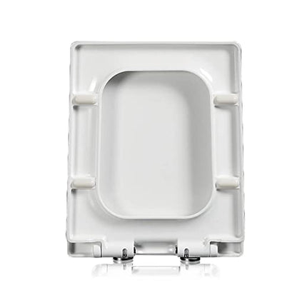 Toilet Seat - Soft Close Quick Release for Easy Cleaning, Top Fix Installation with Adjustable Hinges - Ideal for Bathroom Upgrade - size: 05b