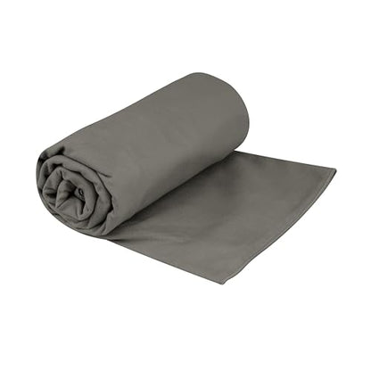 Sea to Summit Drylite Towel, Lightweight Camping and Travel Towel - color: Beluga, size: X-Large