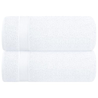 Belizzi Home Cotton 2 Pack Oversized Bath Sheet 35x70, Large Bath Sheet, Ultra Soft, Absorbent, Compact, Eco-Friendly, Recyclable, Quick Drying and Lightweight Towel - White - color: White, size: 2 Pack Bath Sheet