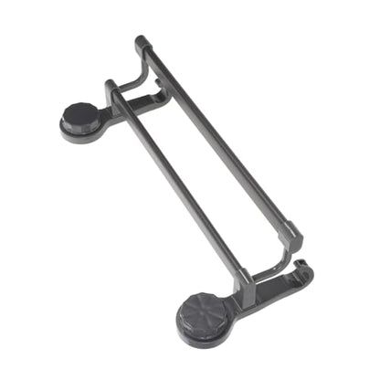 Double Towel Bar No Drill Suction Cup Bathroom Towel Rack with Dual Rods and Hook Space-Saving Wall Mounted Holder for Glass Tile Kitchen and Bath Accessories