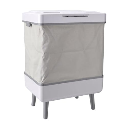 Towel Warmer, Large Capacity Foldable Bucket Heater, 3 Oversized Towels Warm, Adjustable 24H Timer, Auto Shut Off for Bathroom, Bathrobes, and Blankets (US Plug)