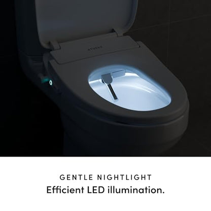 TUSHY Cloud+ Electric Bidet Toilet Seat with Remote, Heated, Elongated | Personal Settings, Instant Warm Water, Air Dryer, Automatic Deodorizer, Night Light, Soft-Close Lid, GFCI Outlet Required - style: Cloud+ Elongated w/Remote
