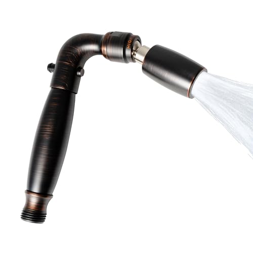 High Sierra® Solid Metal Handheld Shower Head, Lead-Free, with Built-In Trickle Valve. Shower Hose and Holder Not Included. Low Flow 1.5 GPM. Oil Rubbed Bronze - color: Oil Rubbed Bronze, size: 1.5 GPM