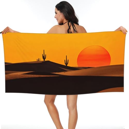 Sunset Lake Quick Dry Bath Towels - Super Soft Bath Towels for Home, Spa, Gym, Travel - color: Sunset Lake, size: 27.5"x55"