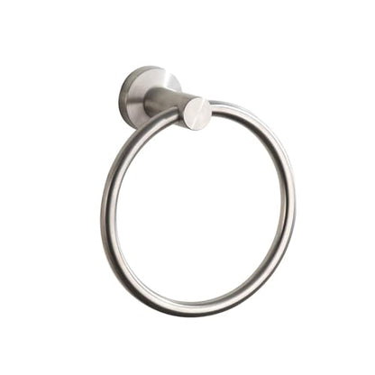 BGL Towel Ring Brushed Nickel, Bath Hand Towel Ring Stainless Steel Round Towel Holder for Bathroom - color: Brushed Nickel