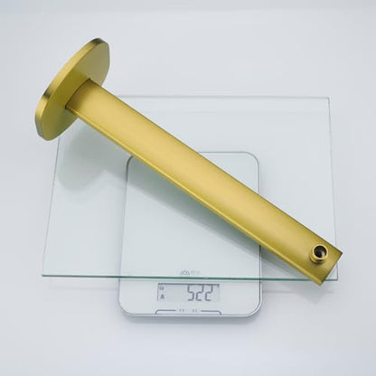 16 Inch Shower Arm with Flange,Stainless Steel Extension Extender Pipe for Fixed Rain Shower Head,Extra Long High Rise Shower Head Extension Arm,Champagne Bronze,SE-91119-16CB - color: Champagne Bronze(91119)