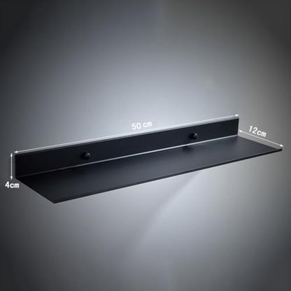 MAGICLULU Black Over-the-Toilet Storage Rack Bathroom Shelf Wall Mount Rustproof Floating Shelves Space-Saving Shelving