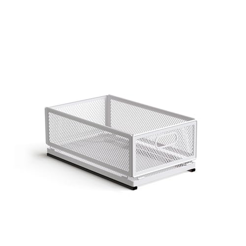 Pull Out Cabinet Organizer, Slide Out Drawers Fixed with Adhesive Nano Film, Pantry Shelves Sliding Drawer Storage Organization for Kitchen/Bathroom/Bedroom (15.7*9.4*6.1inch/40*24*15.5cm) - size: 15.7*9.4*6.1inch/40*24*15.5cm