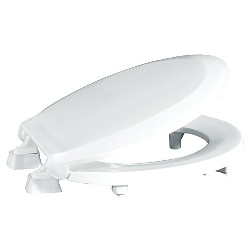 Centoco 4 Pack - 2 inch Raised Toilet Seat for Seniors, Round, Closed Front with Cover, Plastic, Made in the USA, HL440STS-001, White | Plasstic, Closed Front, Cover, Plastic, Made in the USA, HL440STS-001 - color: Round, size: 4 Pack, style: 2" Closed Fr
