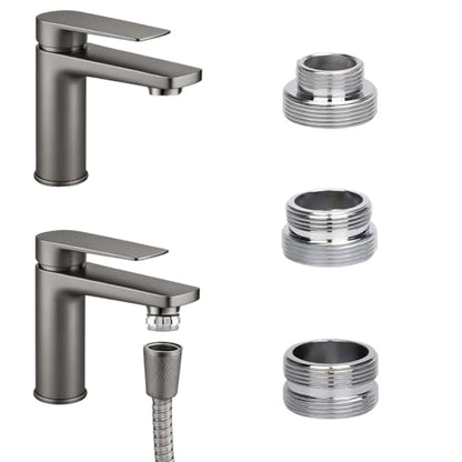 12 PCS Faucet Hose Adapter, Kitchen Faucet to Garden Hose Adapter With Plastic Box, Male to Female, Faucets Adapters for Garden Hoses for Kitchen and Bathroom - color: 12 Aerator