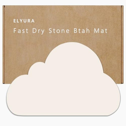 Cloud Shape Diatomite Stone Bath Mat Shower Mat Quick-Dry, Non-Slip, Easy to Clean for Bathroom Floor - color: Cloud