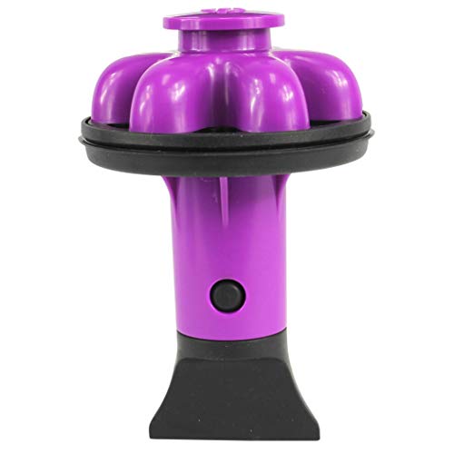 Danco 10762A | Disposal Genie II Garbage Disposal Strainer and Stopper, Kitchen Sink Drain Splash Guard with Food Scraper, Fuchsia, 1-Pack - color: Fuchsia