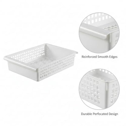 Adjustable Telescopic Tension Shelf for Under Sink Storage, No-Drill PP Plastic Cabinet Organizer Rack, White (1 Pack) - size: 14.57 x 9.84 x 3.15 in