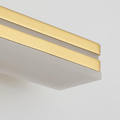 SineRise 24-Inch LED Modern Bathroom Vanity Light Bar, Gold Modern Acrylic Bathroom Wall Lighting Fixtures Over Mirror (Cool White 6000K) - color: Gold-Cool White, size: 24-Inch