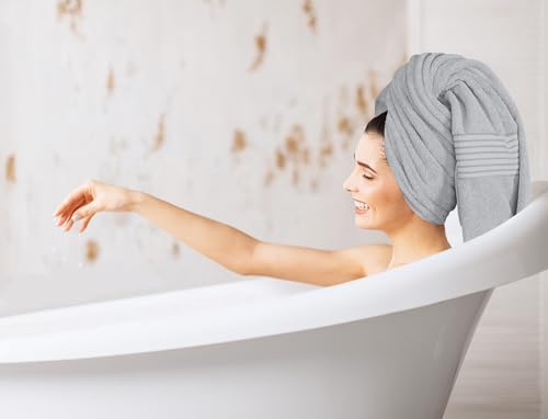 Utopia Towels Extra Large Bath Sheets, 2 Pack, 35x70 in, Cotton, Cool Grey | Soft Lightweight Ring Spun Cotton Shower Towel Set - Highly Absorbent, Quick-Drying, Extra Large Bath Sheets, Durable - color: Cool Grey