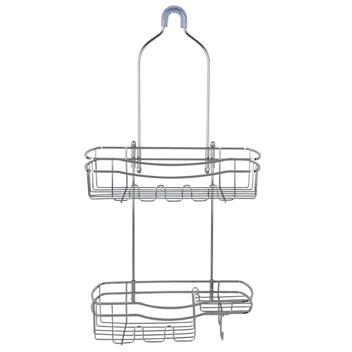 Bath Bliss Ultimate Adhesive Shower Caddy in Chrome