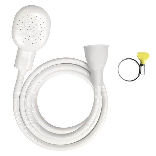 Portable Rubber Hose Nozzle, Size, Easy to Use, Hand Shower, Suitable for People or Pets (3m) - size: 3 m