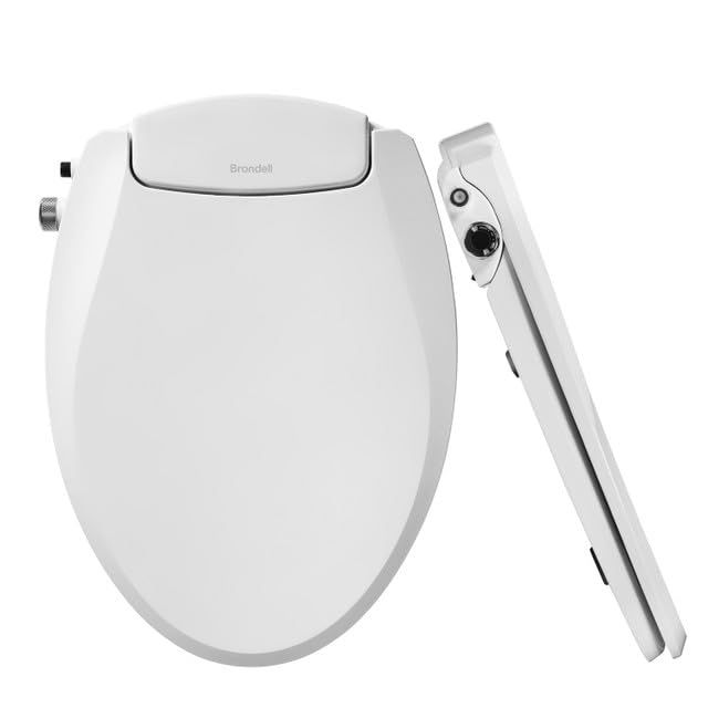 Brondell Non-electric Bidet Toilet Seat S101T-RW, Round