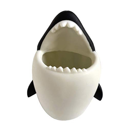 Kids Toothbrush Holder Toothbrush Organizer – Durable Silicone Animal Tooth Brush Holder – Easy to Clean Toothbrush and Toothpaste Holder – Toothbrush Holders for Bathrooms by Lily’s Home (Whale) - color: Whale