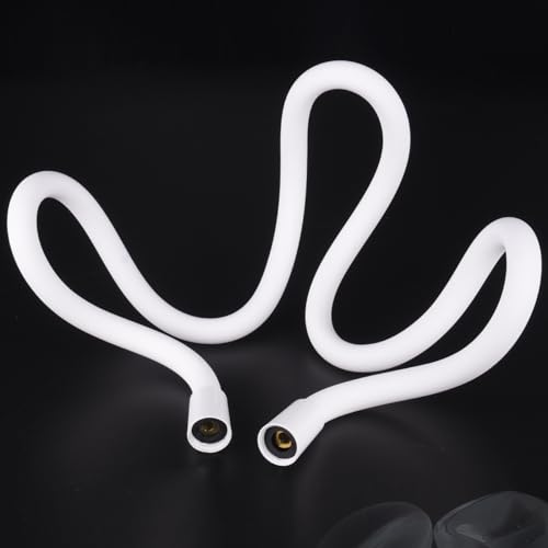 Shower Hose, Bidet Hose SHORT, Soft Silicone Bidet Hose Replacement, 120cm, 47 Inch, Silver - color: White, size: 47 Inches