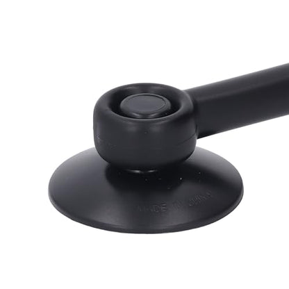 Shower Squeegee White Shower Squeegee with Suction Cup SqueegeeShower with Suction Cup Premium Soft Silicone Multi Purpose Reusable Window for Glass Bathro (Black) - color: Black