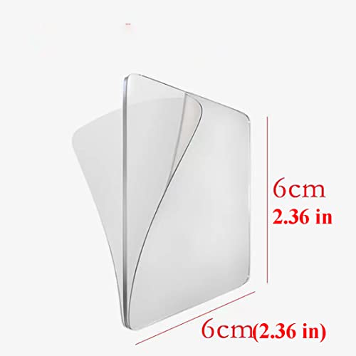 10 PCS Wall Mounted Replacement Sticky pads for Kitchen Bathroom Shower Caddy Organizer Rack Holder Nail Free Adhesive Hooks (Double-Sided Sticker) - color: Double-Sided Sticker